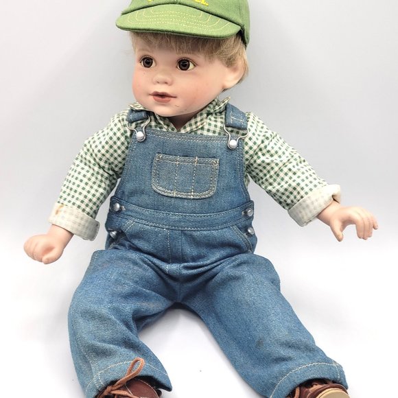 John Deere Porcelain Doll Collection JOHNNY - Picture 1 of 14